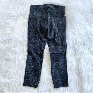 Lululemon Speckled Crop Running Legging